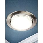 Встраиваемый светильник под лампу GX53 ЭРА  KL35 SN (б/к) 220V 15W сатин никель