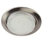 Встраиваемый светильник под лампу GX53 ЭРА  KL35 SN (б/к) 220V 15W сатин никель