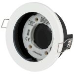 Встраиваемый светильник влагозащищенный ЭРА KL95 WH GX53 IP44 белый