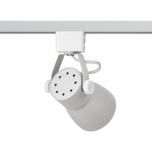 Трековый светильник однофазный ЭРА TR38-GU10 WH под лампу MR16 белый Трековый светильник однофазный ЭРА TR38-GU10 WH под лампу MR16 белый