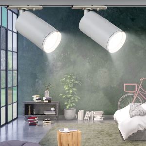 Трековый светильник однофазный ЭРА TR39-GU10 WH под лампу MR16 белый Трековый светильник однофазный ЭРА TR39-GU10 WH под лампу MR16 белый