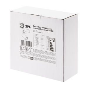 Трековый светильник трехфазный ЭРА SТR-30-36-30K-W40 узкий луч 3000K белый