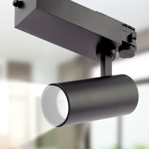 Трековый светильник трехфазный ЭРА SТR-30-36-40K-B20 узкий луч 4000K черный