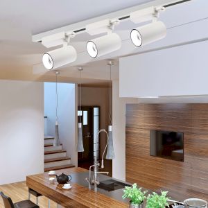 Трековый светильник трехфазный ЭРА SТR-30-36-40K-W40 узкий луч 4000K белый