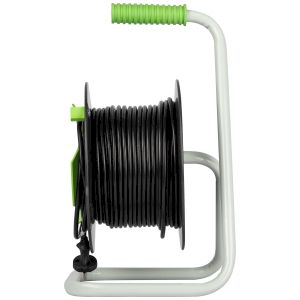 Удлинитель силовой ЭРА GREEN LINE GAZ-2x1-40m Greenline на катушке пластик 1 розетка без заземления 40м ПВС 2x1мм2