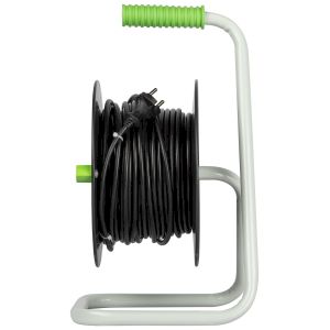 Удлинитель силовой ЭРА GREEN LINE KAT-2x1.5-40m Greenline на катушке пластик 4 розетки без заземления 40м ПВС 2x1.5мм2