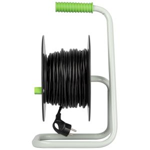 Удлинитель силовой ЭРА GREEN LINE KAT-3x1-20m Greenline на катушке пластик 4 розетки с заземлением 20м ПВС 3x1мм2 Удлинитель силовой ЭРА GREEN LINE KAT-3x1-20m Greenline на катушке пластик 4 розетки с заземлением 20м ПВС 3x1мм2