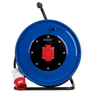 Удлинитель силовой ЭРА IND380-RM-1e-5x4-30m-IP44 на 380В на катушке 1 розетка CEE 5P 30м КГ 5х4 32A IP44