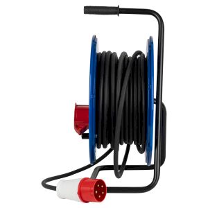 Удлинитель силовой ЭРА IND380-RM-3e-5x4-30m-IP44 380В на катушке 3 розетки 1xCEE 5P/2xSCHUKO 30м КГ 5х4 32A IP44