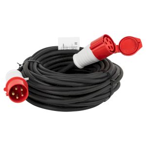 Удлинитель силовой ЭРА IND380-U-1e-5x2,5-10m-IP44 на 380В в бухте 1 розетка CEE 5P 10м КГ 5х2,5 32A IP44