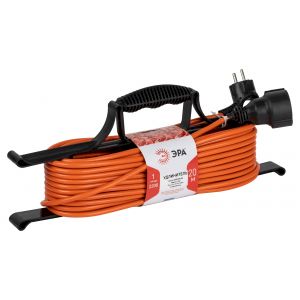 Удлинитель силовой ЭРА UFx-1e-3x1-20m на рамке с заземлением 1 розетка 20м ПВС 3х1мм2 Удлинитель силовой ЭРА UFx-1e-3x1-20m на рамке с заземлением 1 розетка 20м ПВС 3х1мм2