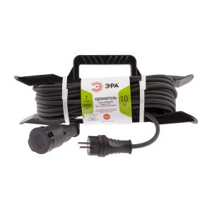 Удлинитель силовой ЭРА  UFx-1e-3x1,5-10m-IP44(KG) на рамке с заземлением 1 розетка 10 м КГ 3х1,5мм2