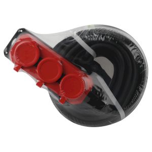 Удлинитель силовой ЭРА UK-3e-3x1,5-20m-IP44(KG) с заземлением 3 розетки каучук 20м КГ 3х1,5мм2 IP44 Удлинитель силовой ЭРА UK-3e-3x1,5-20m-IP44(KG) с заземлением 3 розетки каучук 20м КГ 3х1,5мм2 IP44