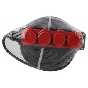 Удлинитель силовой ЭРА UK-4e-3x1,5-30m-IP44(KG) с заземлением 4 розетки каучук 30м КГ 3х1,5мм2 IP44 Удлинитель силовой ЭРА UK-4e-3x1,5-30m-IP44(KG) с заземлением 4 розетки каучук 30м КГ 3х1,5мм2 IP44