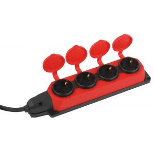 Удлинитель силовой ЭРА UK-4e-3x1,5-30m-IP44(KG) с заземлением 4 розетки каучук 30м КГ 3х1,5мм2 IP44 Удлинитель силовой ЭРА UK-4e-3x1,5-30m-IP44(KG) с заземлением 4 розетки каучук 30м КГ 3х1,5мм2 IP44