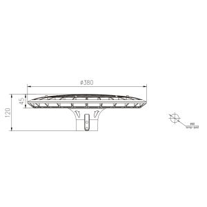 Уличный светильник ЭРА SPP-506-0-50K-060 60Вт 6000лм 5000K IP65 КСС Д черный