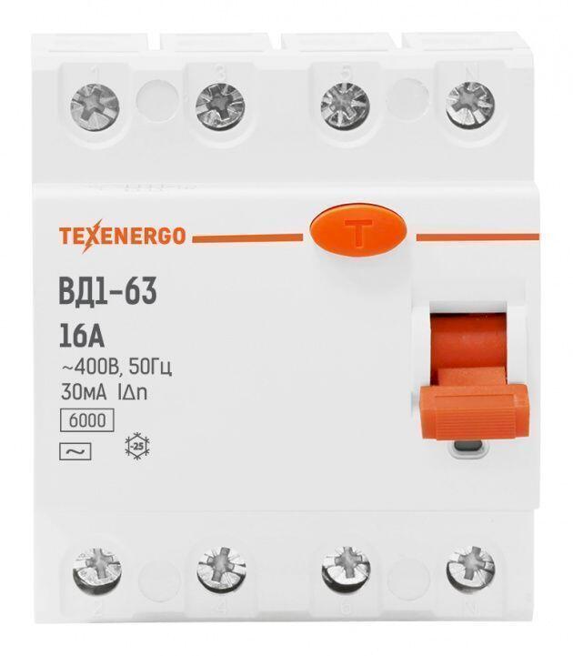 Устройство  защитного отключения УЗО ВД1-63  4р   16А/ 30мА