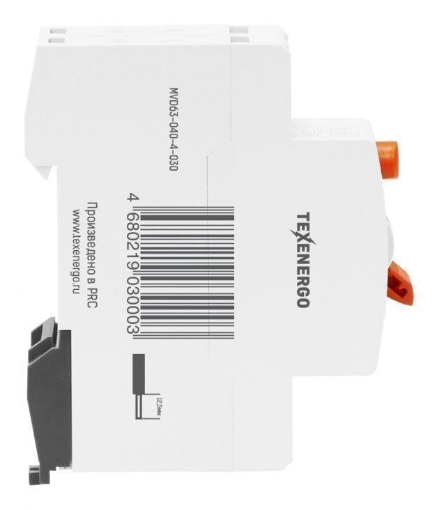 Устройство защитного отключения УЗО ВД1-63 4р 40А/ 30мА Устройство защитного отключения УЗО ВД1-63 4р 40А/ 30мА