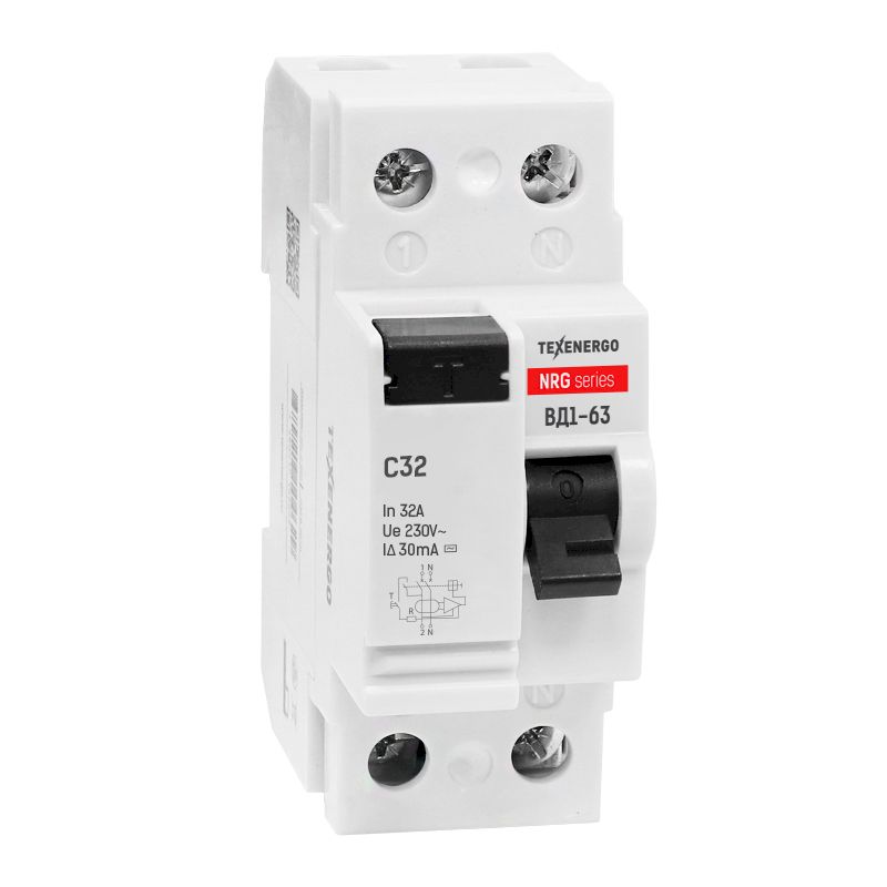 Устройство защитного отключения УЗО ВД1-63-NRG  2р    32А/ 30мА
