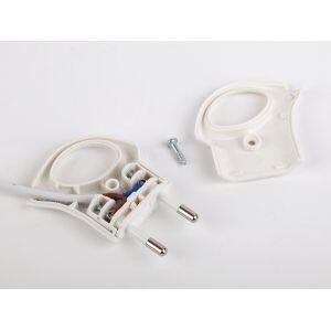 V1 ЭРА Вилка б/з 10A с кольцом непрямой ввод белая (10/200/9600) V1 ЭРА Вилка б/з 10A с кольцом непрямой ввод белая (10/200/9600)