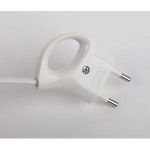 V1 ЭРА Вилка б/з 10A с кольцом непрямой ввод белая (10/200/9600) V1 ЭРА Вилка б/з 10A с кольцом непрямой ввод белая (10/200/9600)