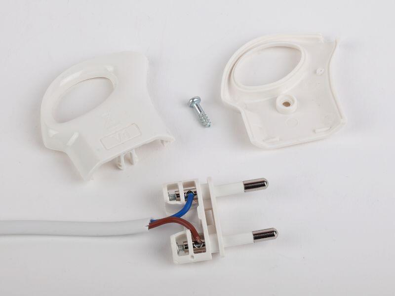 V1 ЭРА Вилка б/з 6A с кольцом непрямой ввод белая (10/200/9600) V1 ЭРА Вилка б/з 6A с кольцом непрямой ввод белая (10/200/9600)