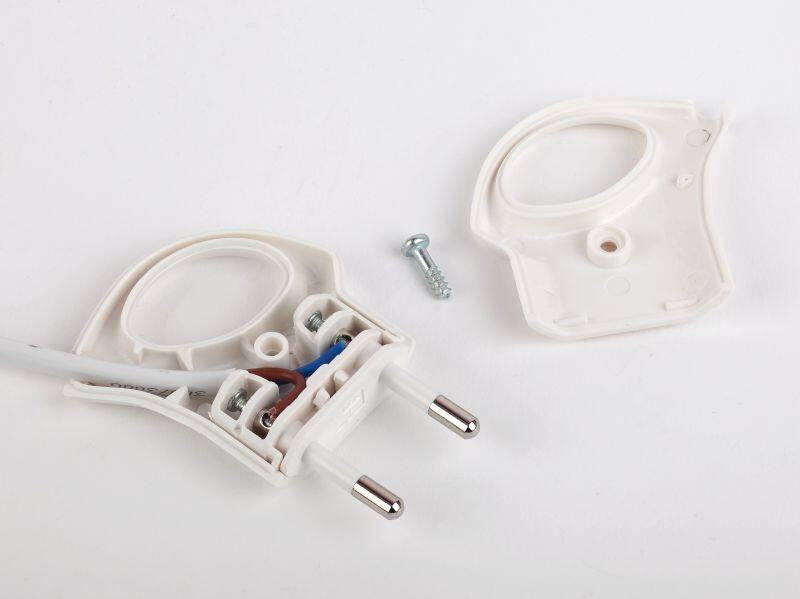 V1 ЭРА Вилка б/з 6A с кольцом непрямой ввод белая (10/200/9600) V1 ЭРА Вилка б/з 6A с кольцом непрямой ввод белая (10/200/9600)