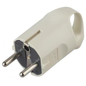 V3 ЭРА Вилка c/з 16A с кольцом непрямой ввод белая (10/200/5000) V3 ЭРА Вилка c/з 16A с кольцом непрямой ввод белая (10/200/5000)