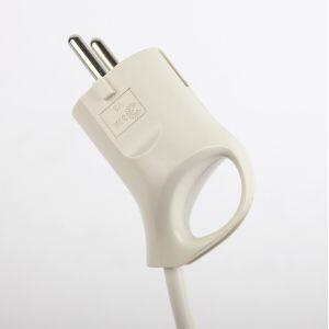 V3 ЭРА Вилка c/з 16A с кольцом непрямой ввод белая (10/200/5000) V3 ЭРА Вилка c/з 16A с кольцом непрямой ввод белая (10/200/5000)