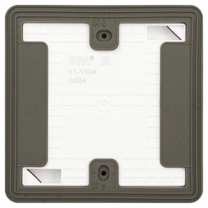 Выключатель ЭРА Эксперт 11-1504-01 двойной IP55, 10АХ-250В, ОУ, белый