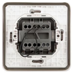 Выключатель ЭРА Эксперт 11-1522-01 с подсветкой IP55, 10АХ-250В, СУ, белый