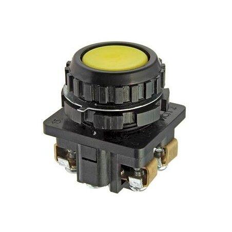 Выключатель кнопочный КЕ 011/1 желтый    2з