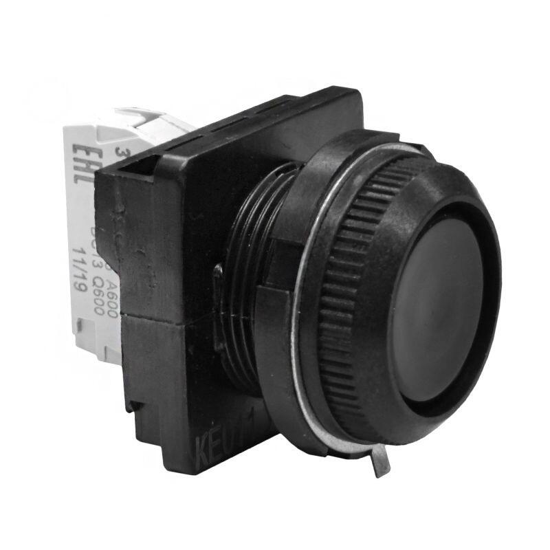 Выключатель кнопочный КЕ 011/4 черный     1з