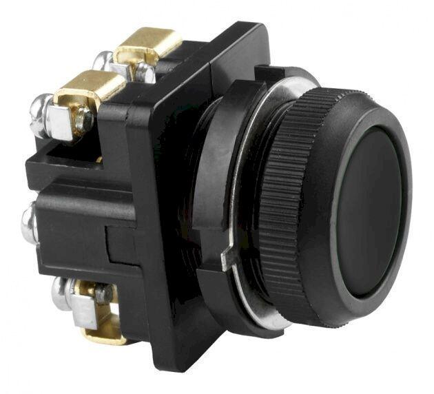 Выключатель кнопочный КЕ 011/5 черный     1р