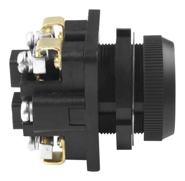 Выключатель кнопочный КЕ 011/5 черный     1р