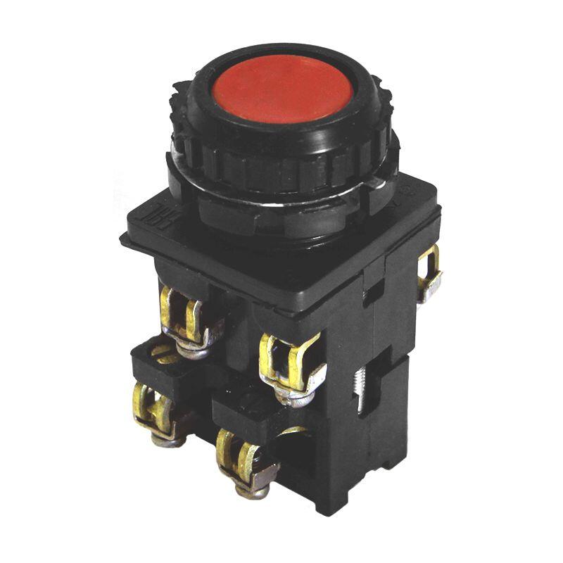 Выключатель кнопочный КЕ 012/3 красный 2з+2р Выключатель кнопочный КЕ 012/3 красный 2з+2р