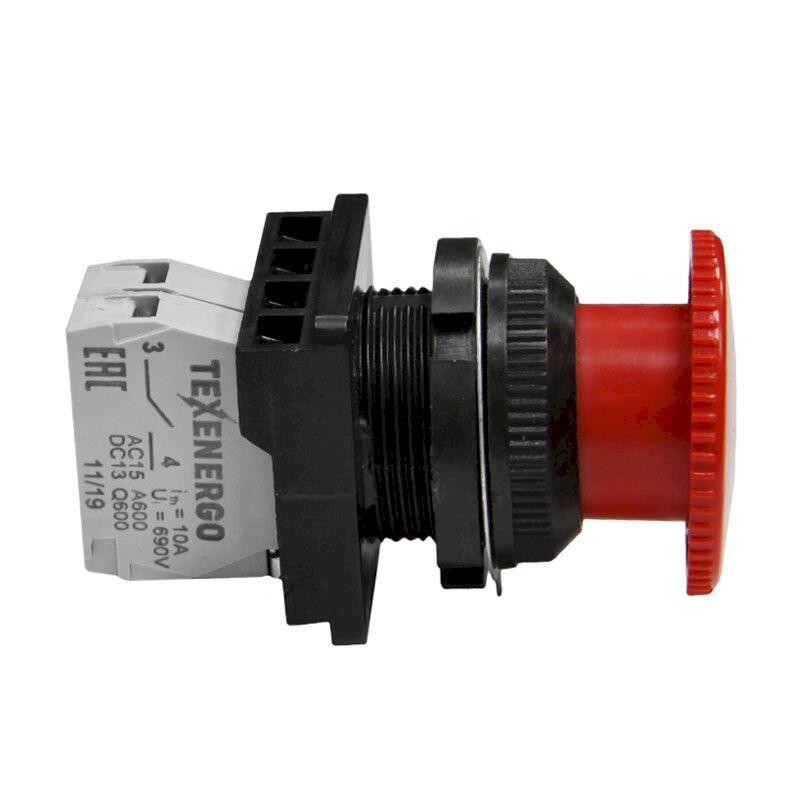 Выключатель кнопочный КЕ 021/1 красный 2з Выключатель кнопочный КЕ 021/1 красный 2з