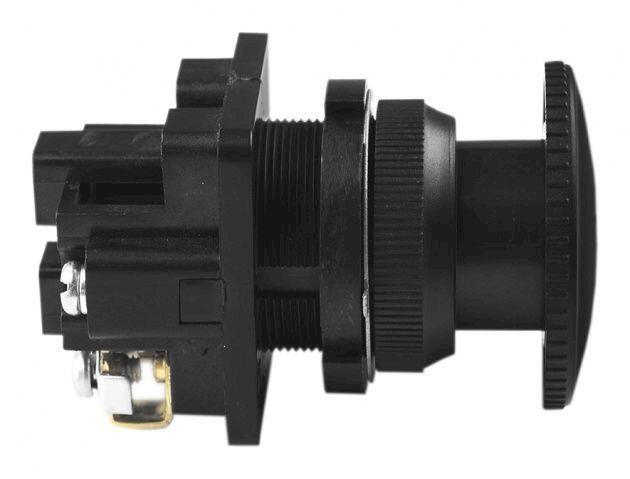 Выключатель кнопочный КЕ 021/3 черный     2р