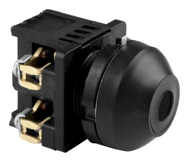 Выключатель кнопочный КЕ 081/3 черный     2р