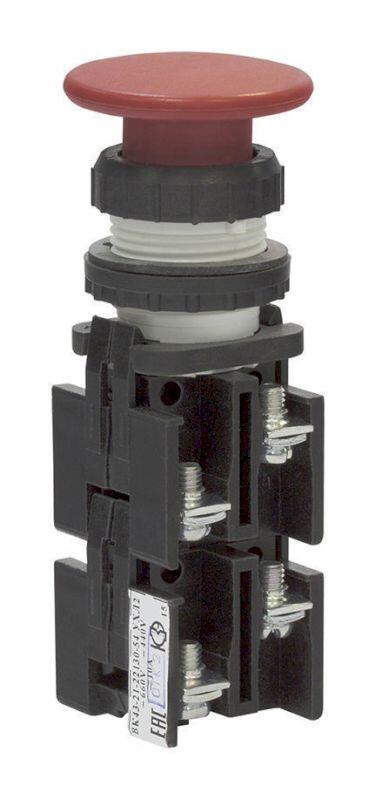 Выключатель кнопочный ВК-43-21 22130 2з+2р красн.гриб Выключатель кнопочный ВК-43-21 22130 2з+2р красн.гриб