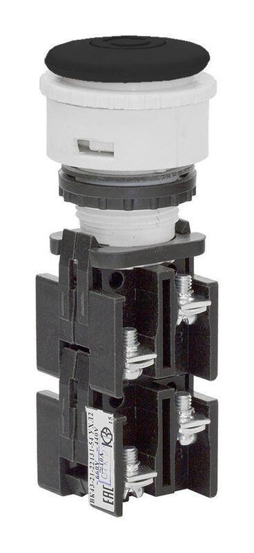 Выключатель кнопочный ВК-43-21  22131  2з+2р  черн.