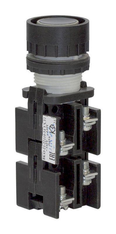 Выключатель кнопочный ВК-43-21 30110   3з -54  черн.