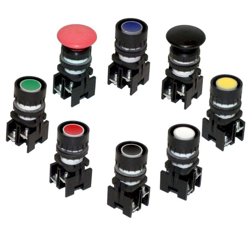 Выключатель кнопочный ВК-43-21 30110   3з -54  черн.