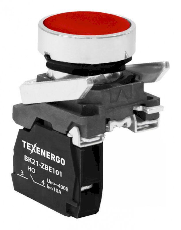 Выключатель кнопочный ВК21-ВА42    1р        красный