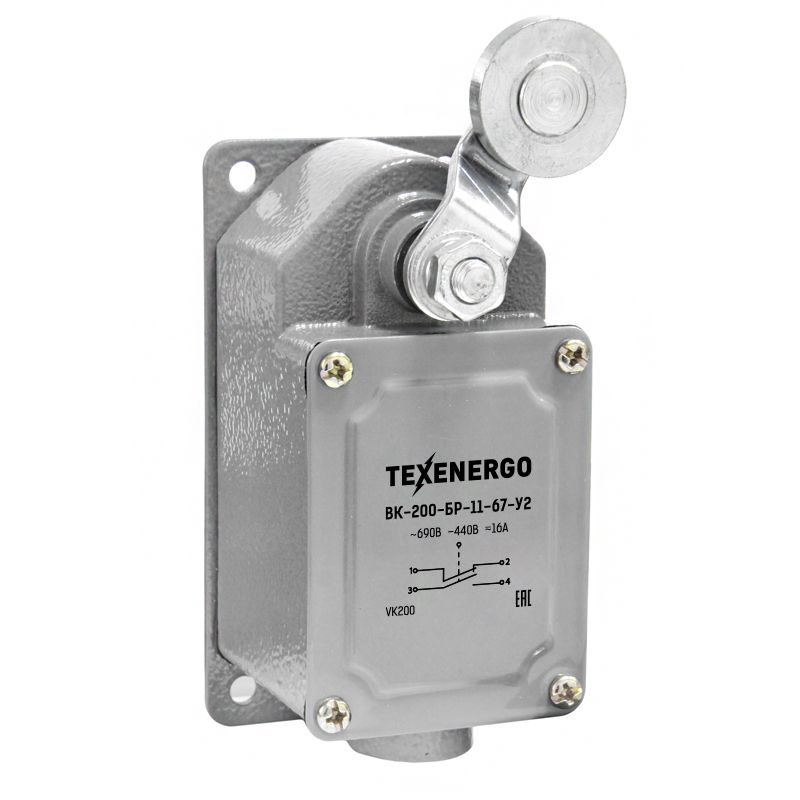 Выключатель концевой ВК-200-БР-11-67У2 универсальный Выключатель концевой ВК-200-БР-11-67У2 универсальный