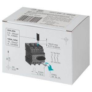 Выключатель-разъединитель ВНК-32-31130 ЭРА PRO mvr20-3-080E 3П 80А с установленной фронтальной рукояткой управления Выключатель-разъединитель ВНК-32-31130 ЭРА PRO mvr20-3-080E 3П 80А с установленной фронтальной рукояткой управления
