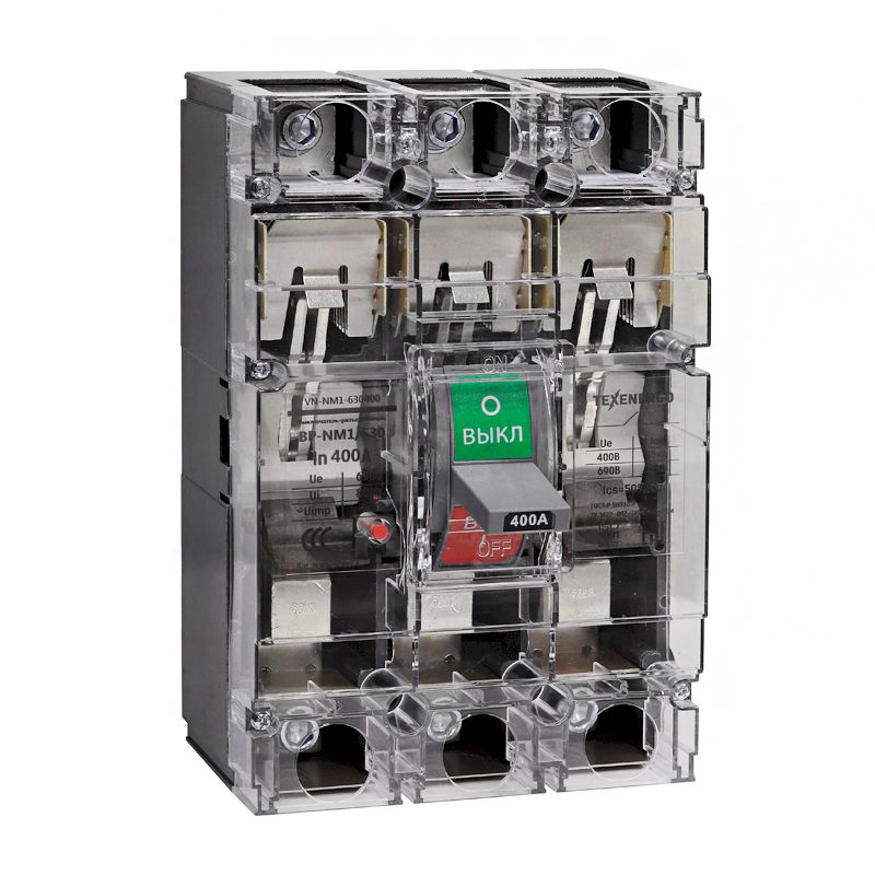 Выключатель-разъединитель ВР-NM1/630 3п 400А прозрачный корпус