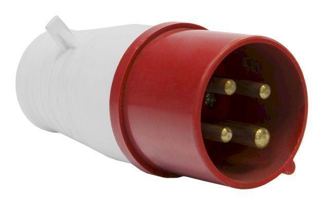 Вилка 014 переносная 3Р+PE 16А 380В IP44 Вилка 014 переносная 3Р+PE 16А 380В IP44