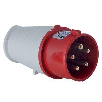 Вилка 015 переносная 3Р+PE+N  16А   380В  IP44