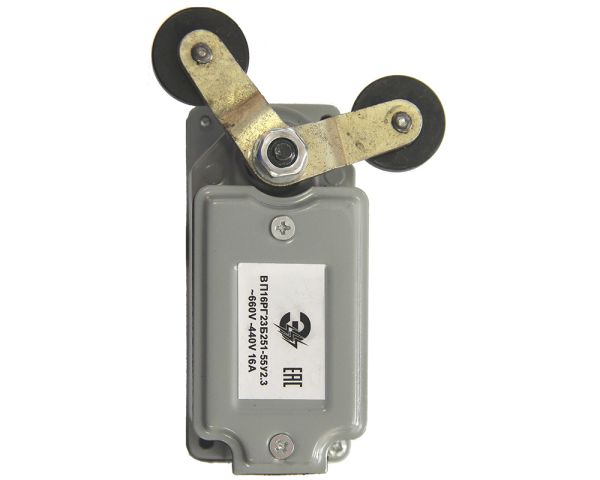 ВП 16РГ-23Б-251-55 У2.3, двухполюсный, V-образный рычаг с роликом, cамовозврат, 1НО+1НЗ